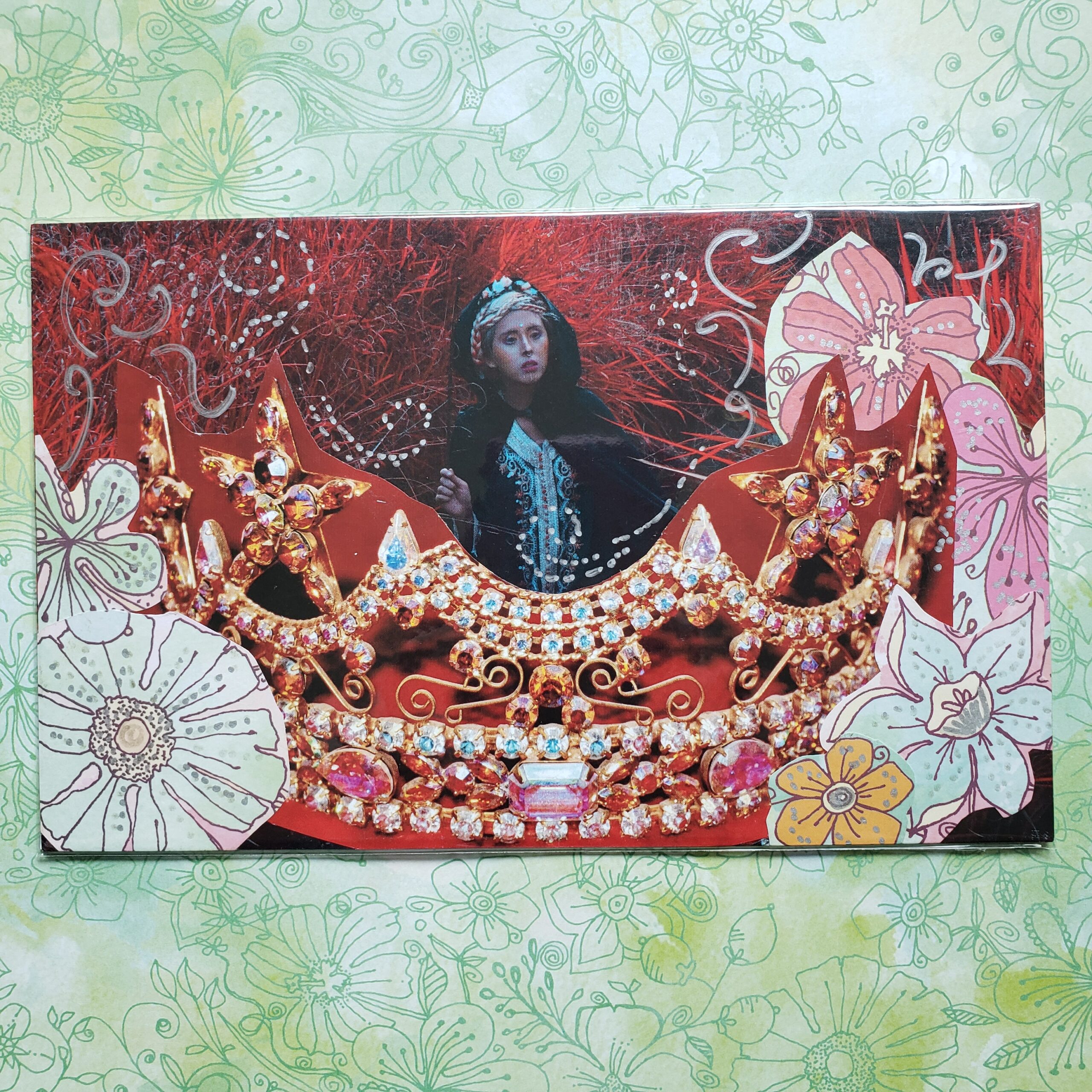SoulCollage® Card :: Committee Suit :: I Am One Who is Your Visionary Queen