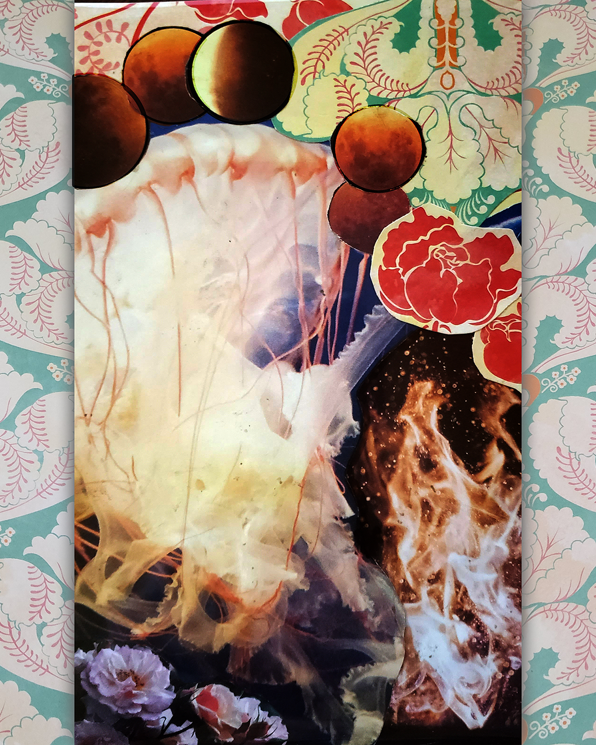 SoulCollage Card® :: Companion Suit: I Am One Who Is Jellyfish Your Sacral Chakra Companion